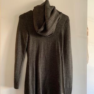 Olive green sweater dress